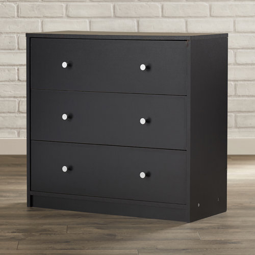 Zipcode Design™ Guilford 3 Drawer Dresser & Reviews Wayfair